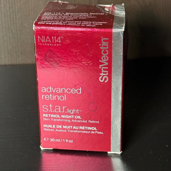 StriVectin Other - StriVectin Advanced Retinol STAR Light Retinol Night Oil 1oz NIA-114 Squalane